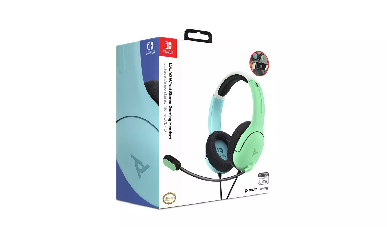 LVL40 Wired Headset for NS - Blue/G