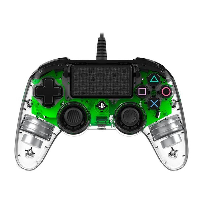 Nacon Wired Compact Controller PS4 - Clear Green