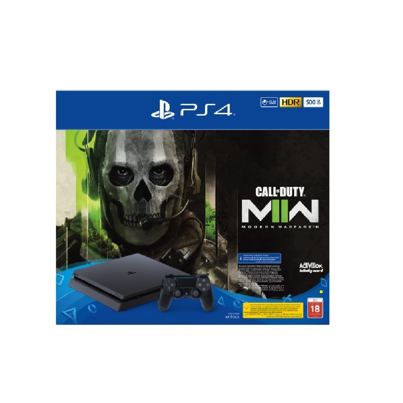 PS4 Console + Call Of Duty MW2 Voucher Bundle + Extra Controller