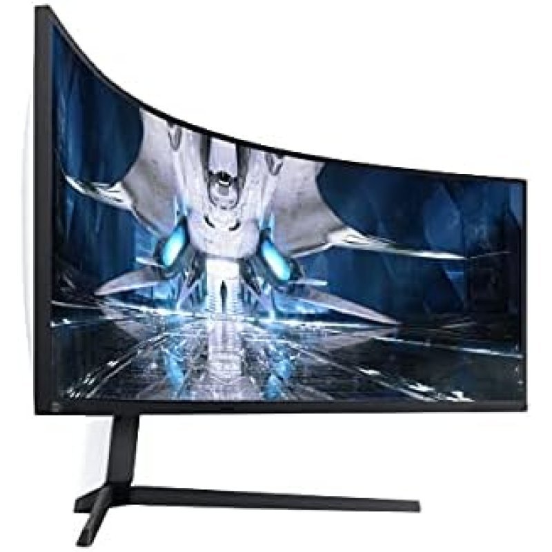 SAMSUNG Odyssey Neo 49in Curved, 240Hz Ultra Wide DQHD Gaming Monitor with Quantum Mini LED, 1000R Curvature, 2021 Model, Black