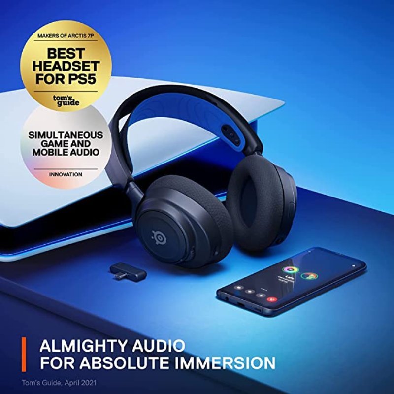 SteelSeries Arctis Nova 7P - Wireless Multi-System Gaming & Mobile Headset