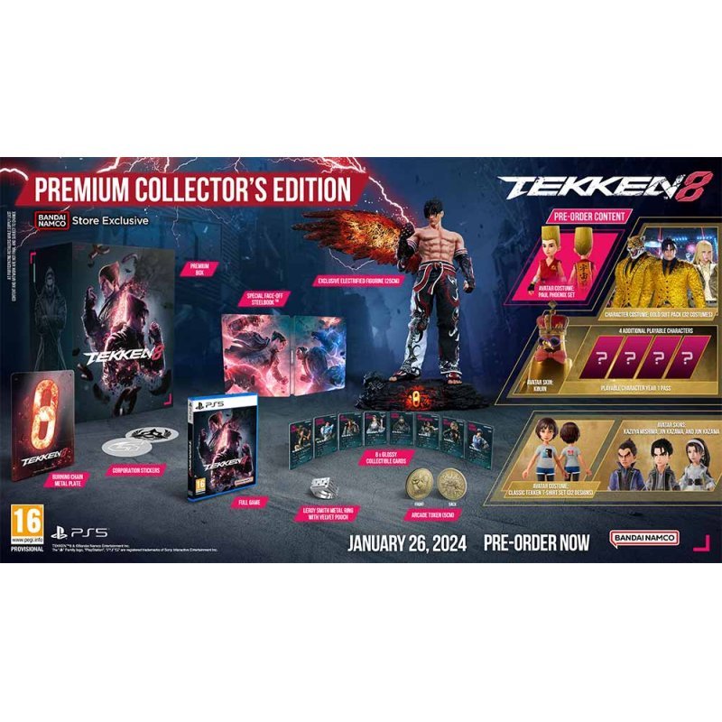 PS5 Tekken 8 Premium collectors edition - (ZGames Exclusive)
