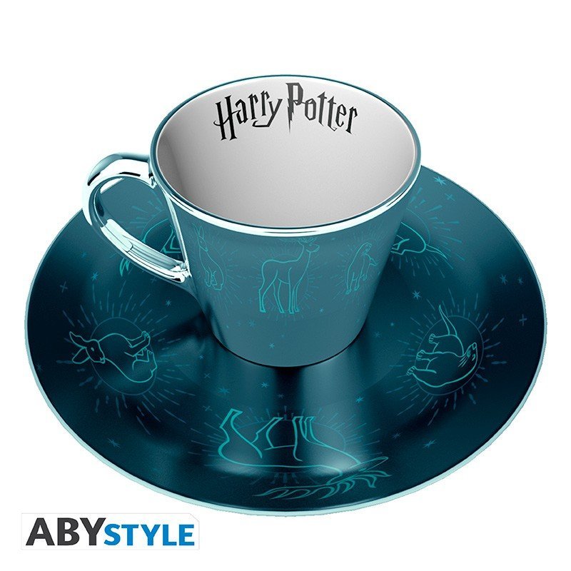 HARRY POTTER - Tasse à café miroir et soucoupe - Patronus