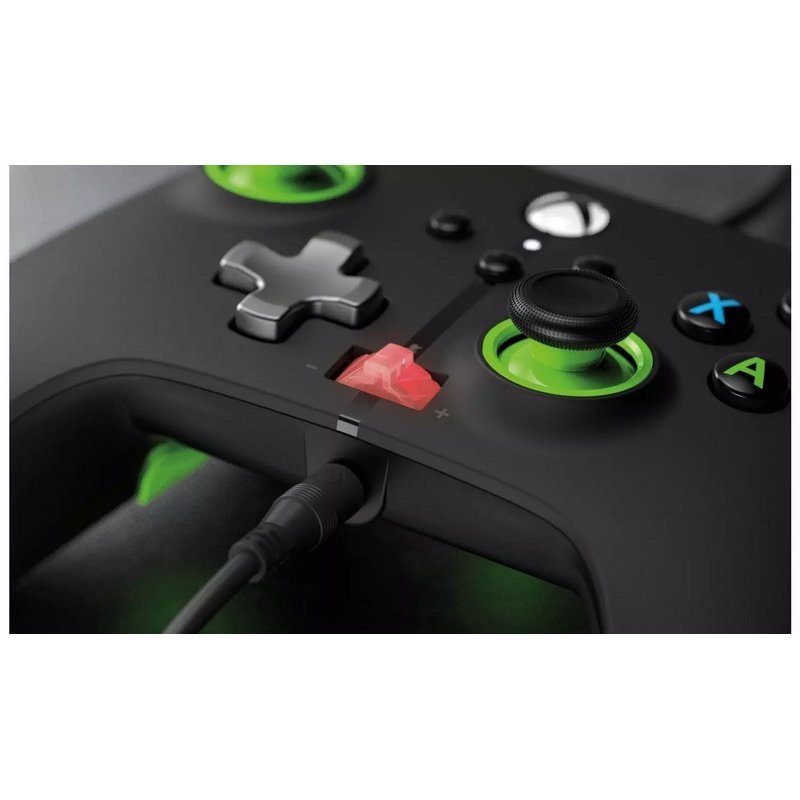 Xbox Power A Joy Enhanced Wired Controller Hint Green