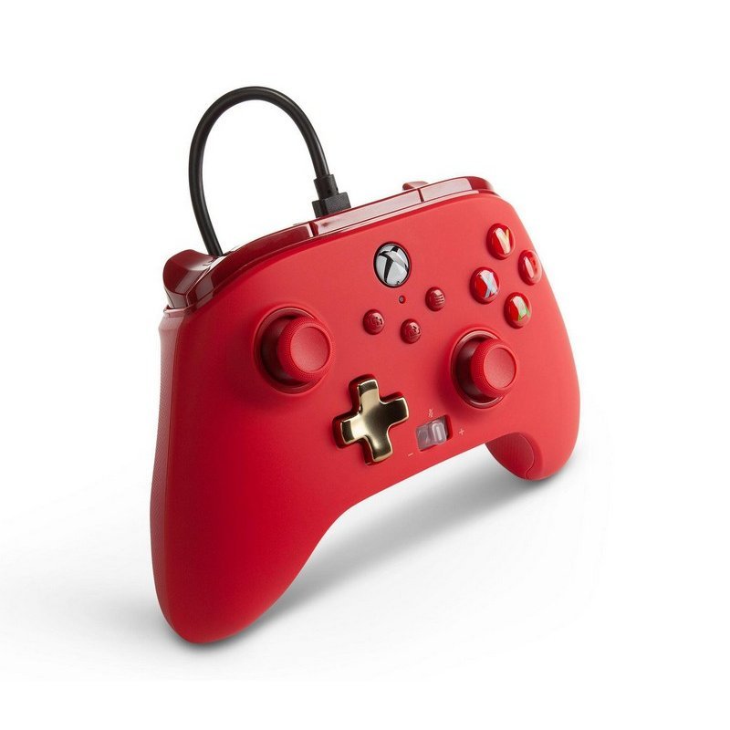 Xbox Power A Joy Enhanced Wired Controller Red