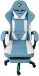 KGaming KGS 002 - Oasis Gaming Chair (Blue & White) - Large