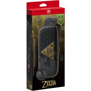 Nintendo Switch 2 Carrying Case & Screen Protector – The Legend of Zelda 40th Anniversary Edition