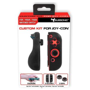 Subsonic Pairs Of Anti-Slip Protective Case Cover For Nintendo Switch joy-Con
